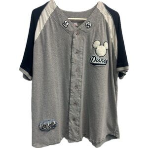 Disney Mickey Mouse Classic Authentic Baseball Jersey Size XL